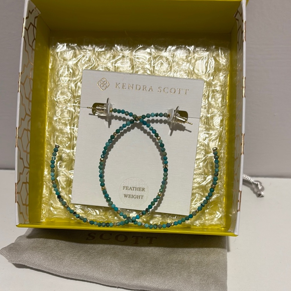 Kendra Scott Blue Dainty Earrings